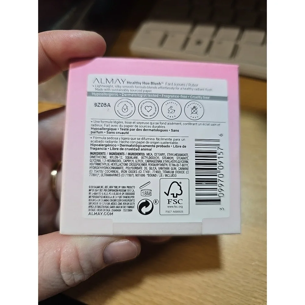 Almay Healthy Hue Blush #400 Wild Berry 0.17 oz New & Sealed - Cruelty Free B16
